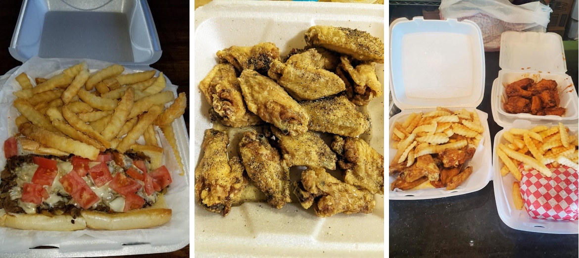 A-Town Wings Menu